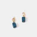 Synthetic Stone Silver Pin Eardrops - Viexta