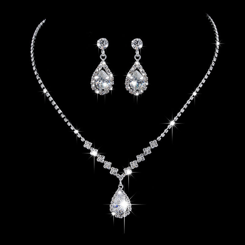 Zircon Water Drop Necklace