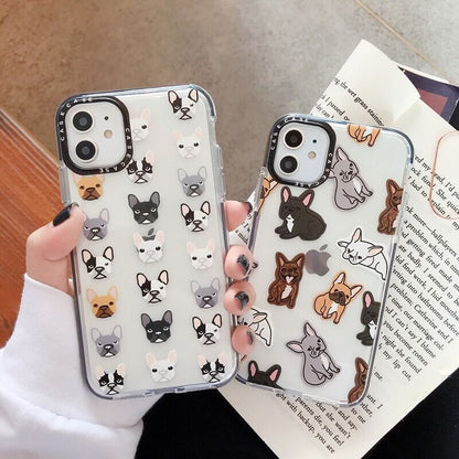 Cartoon anti-fall iPhone case