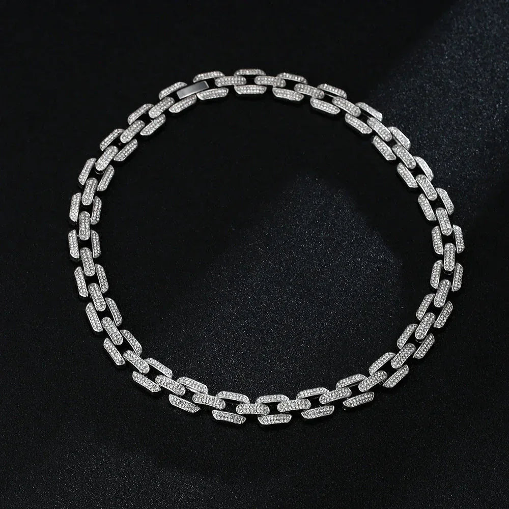 diamond-inlaid-necklace - Viexta