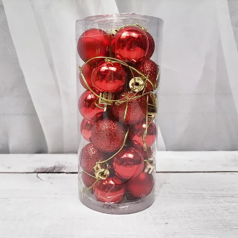 Christmas Decoration Shiny Matte Christmas Ball - Viexta