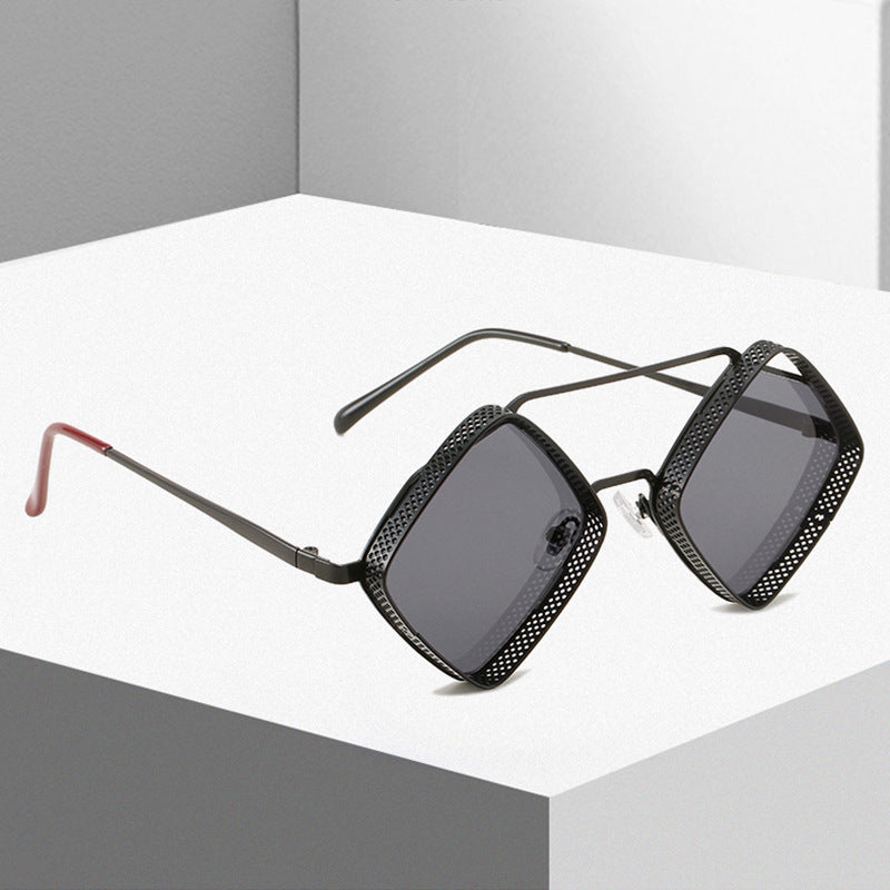 fashion-metal-rhombus-beam-sunglasses