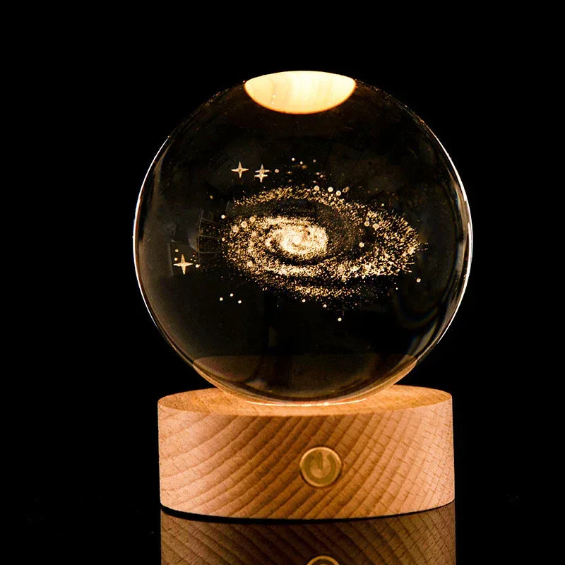 Luminous Galaxy Crystal Ball - Viexta