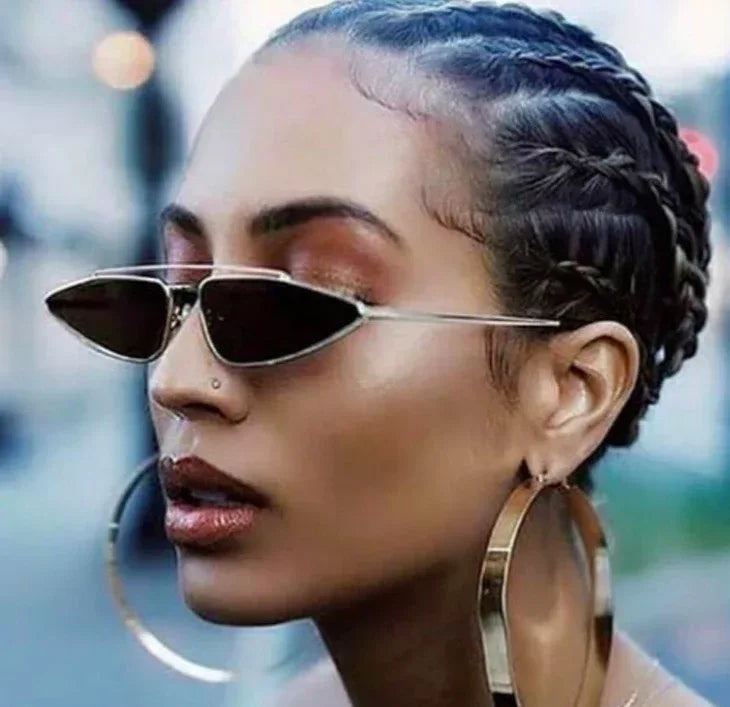 New double metal frame vintage sunglasses - Viexta