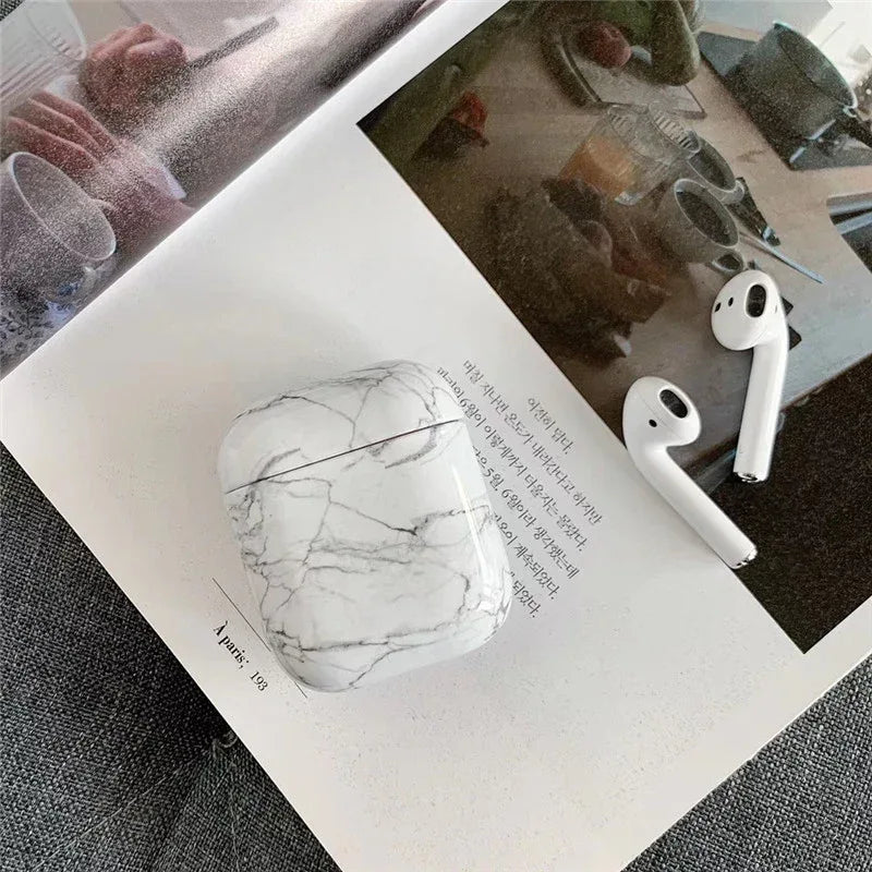 Marble Case for Apple Airpods - Viexta
