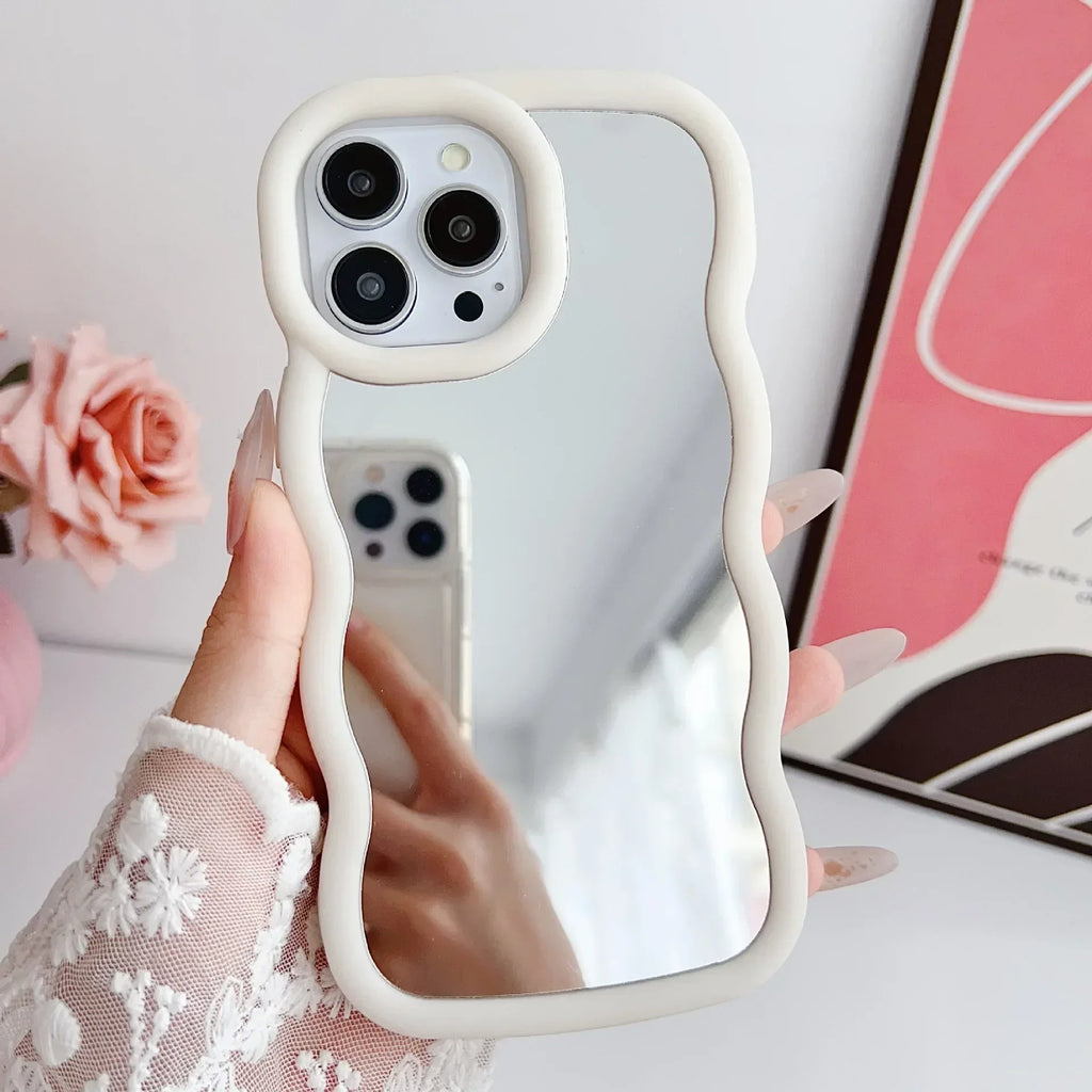 Silicone Niche Cloud Wave iPhone Case - Viexta