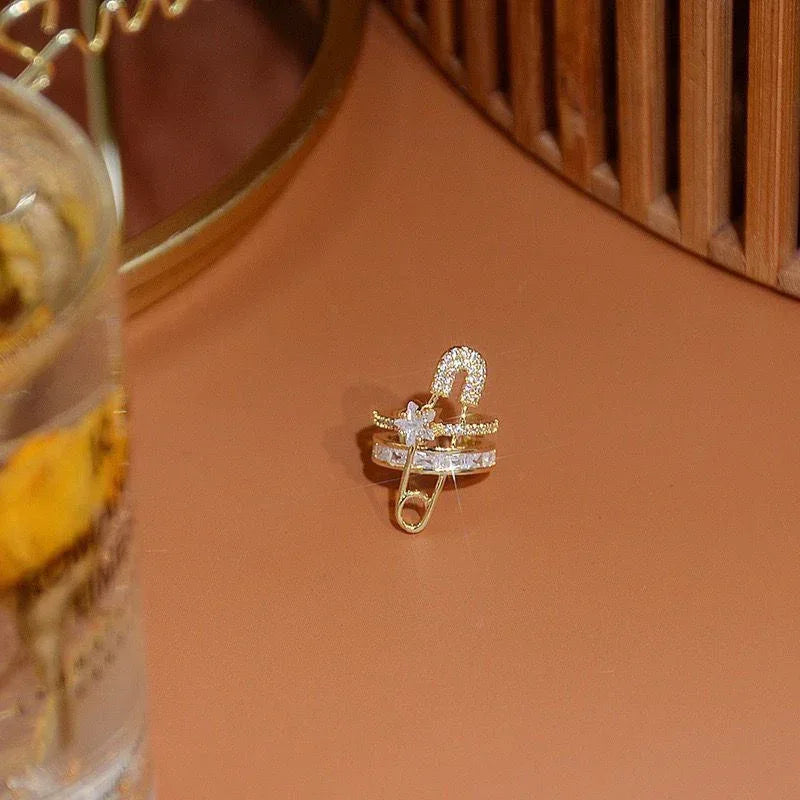 Double Layer Zircon Ring - Viexta