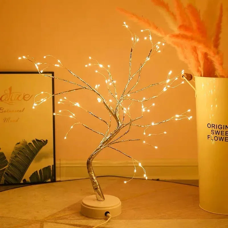 Led Copper Wire Tree Light - Viexta
