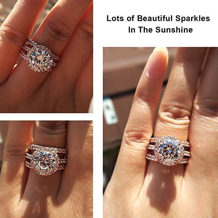 Classic Eight Hearts Arrows Carat Ring - Viexta