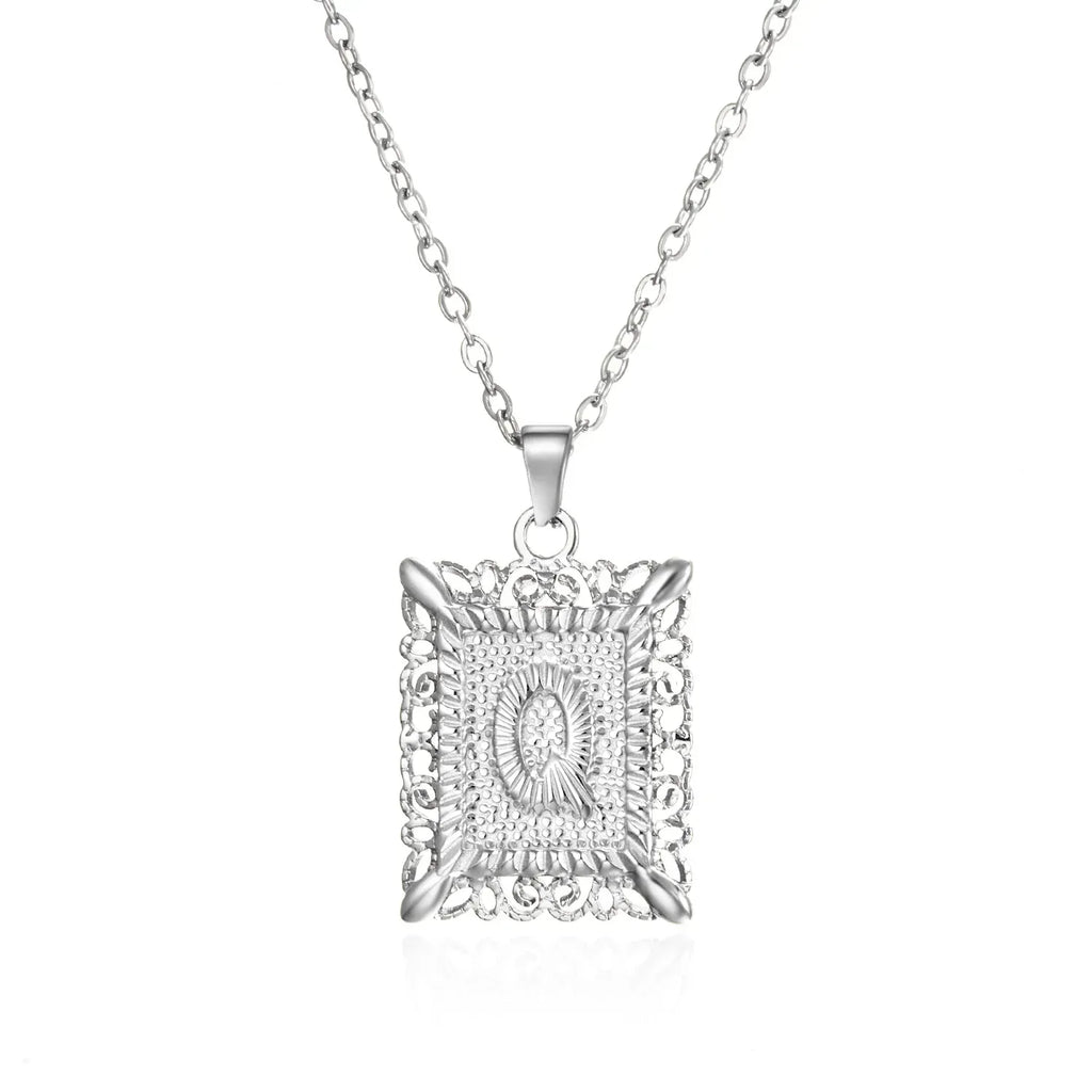 stainless-steel-initial-necklace - Viexta