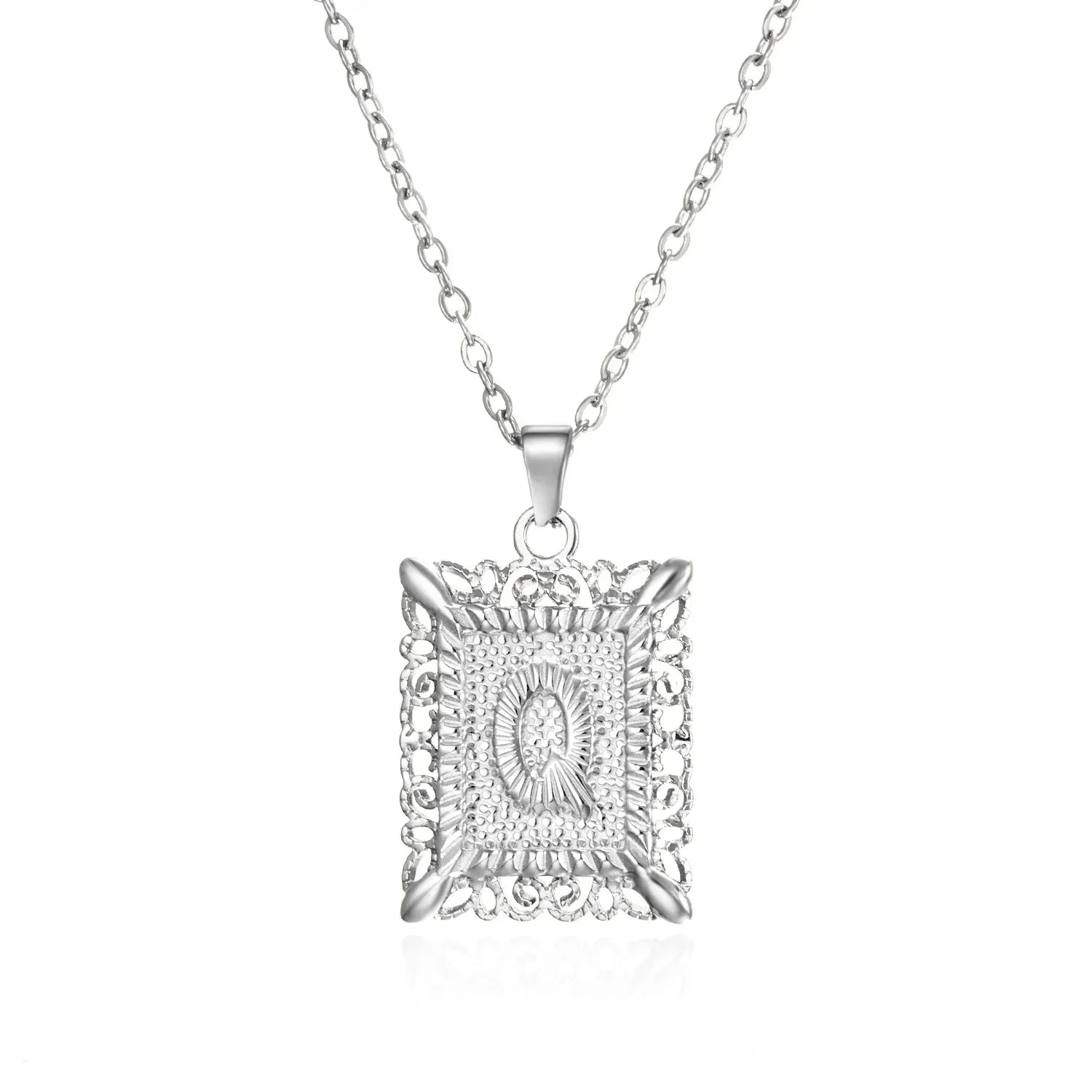 stainless-steel-initial-necklace - Viexta