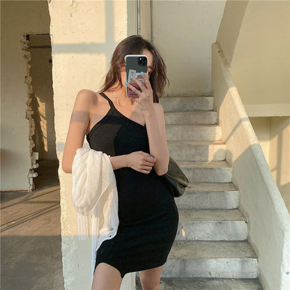 Slim strap dress