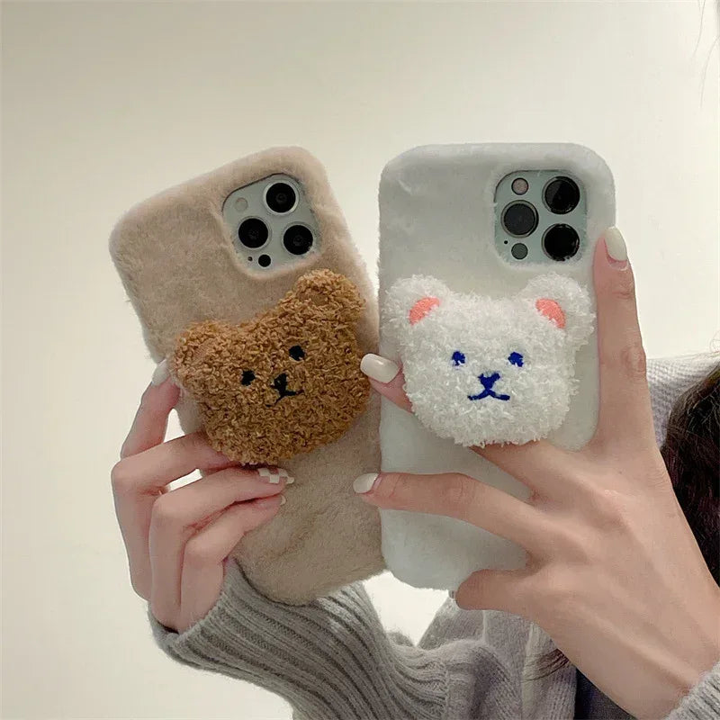 Plush Bear Model iPhone Case - Viexta