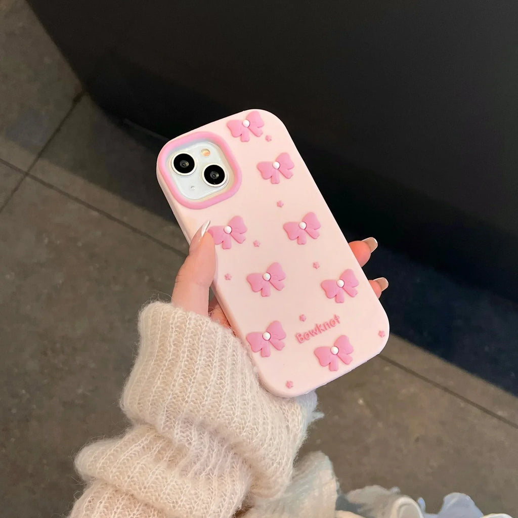 silicone-bow-iphone-case - Viexta