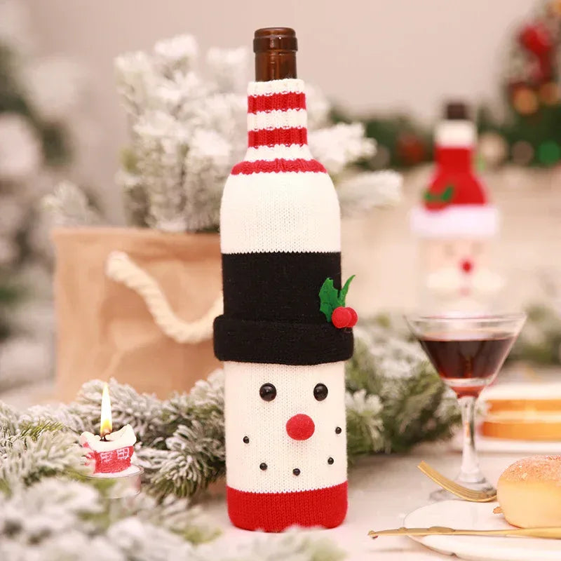 christmas-decorations-christmas-wine-bottle-socks - Viexta