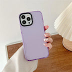 Alphabet Candy Solid Color Anti-fall iPhone Case - Viexta