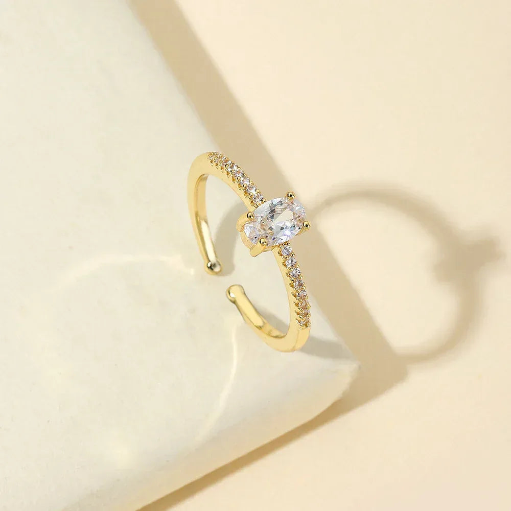 Double Layer Zircon Ring - Viexta