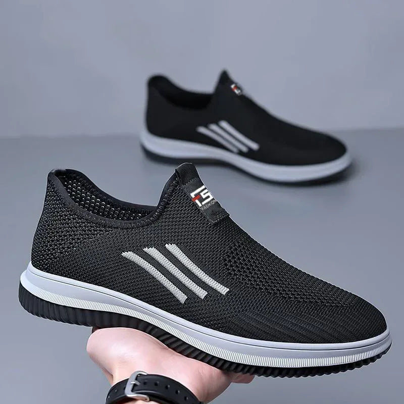 Mesh Breathable Flyknit Casual Sneaker - Viexta