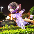 LED Luminous Balloon Rose Bouquet