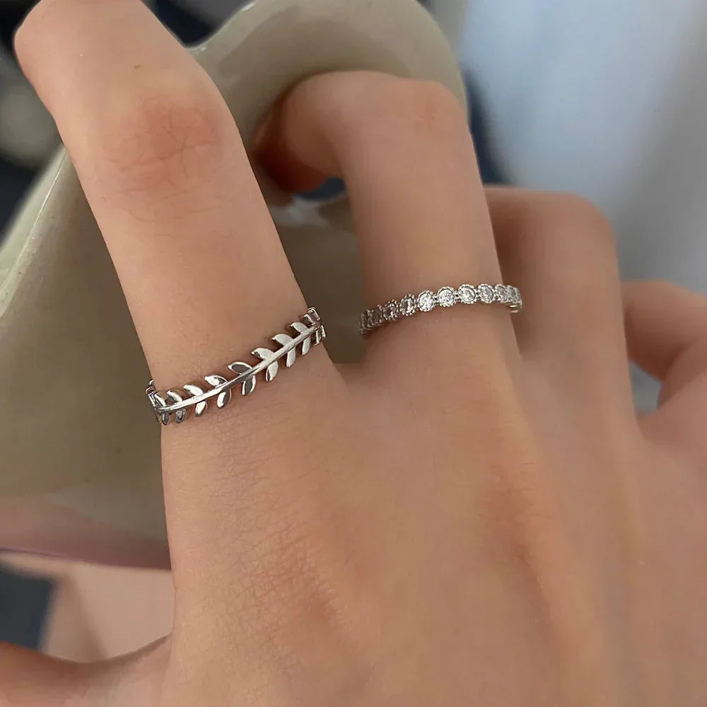 Women's Open-end Zircon Ring - Viexta