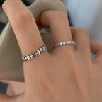 Women's Open-end Zircon Ring - Viexta