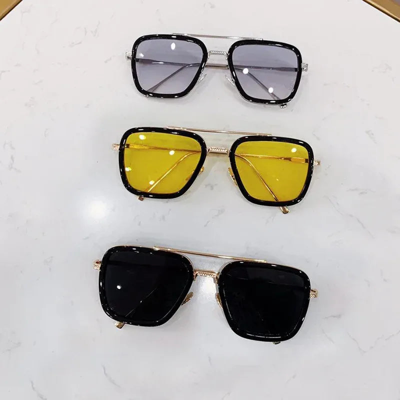 Retro men and women shade sunglasses - Viexta
