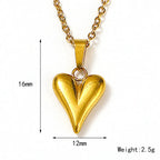 Extravagant Love Heart Women's Necklace - Viexta