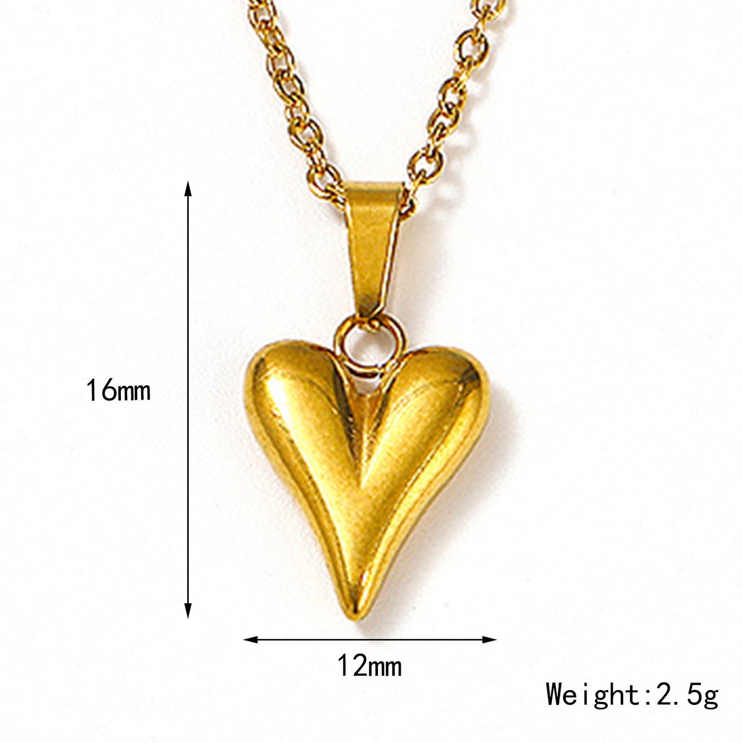 Extravagant Love Heart Women's Necklace