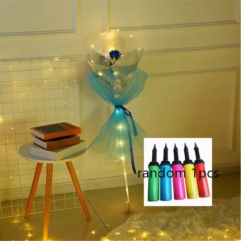 LED Luminous Balloon Rose Bouquet - Viexta