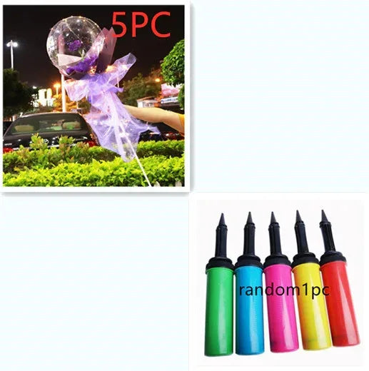 LED Luminous Balloon Rose Bouquet - Viexta