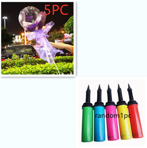 LED Luminous Balloon Rose Bouquet