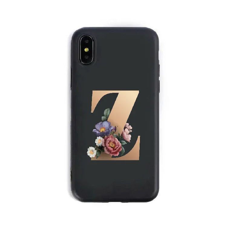 26 English Alphabet Silicone Phone Cases for IPHONE - Viexta