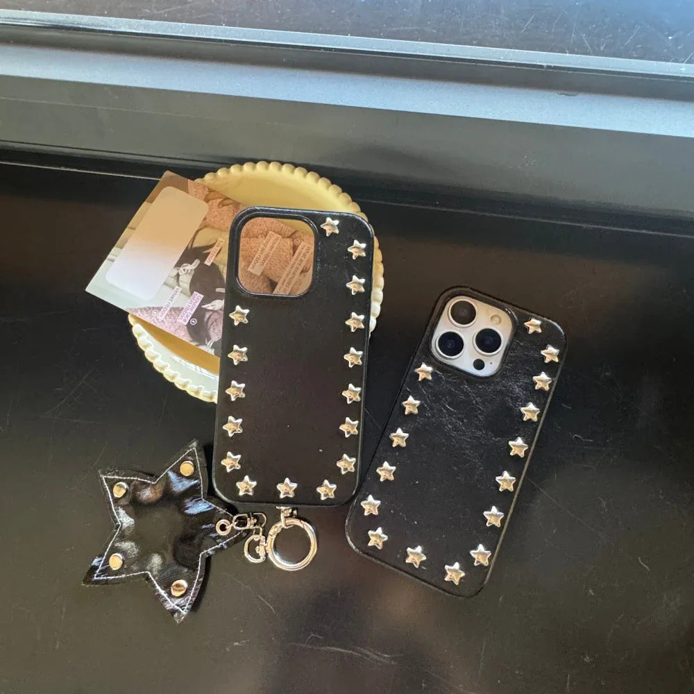 Pentagram Rivet iPhone Case
