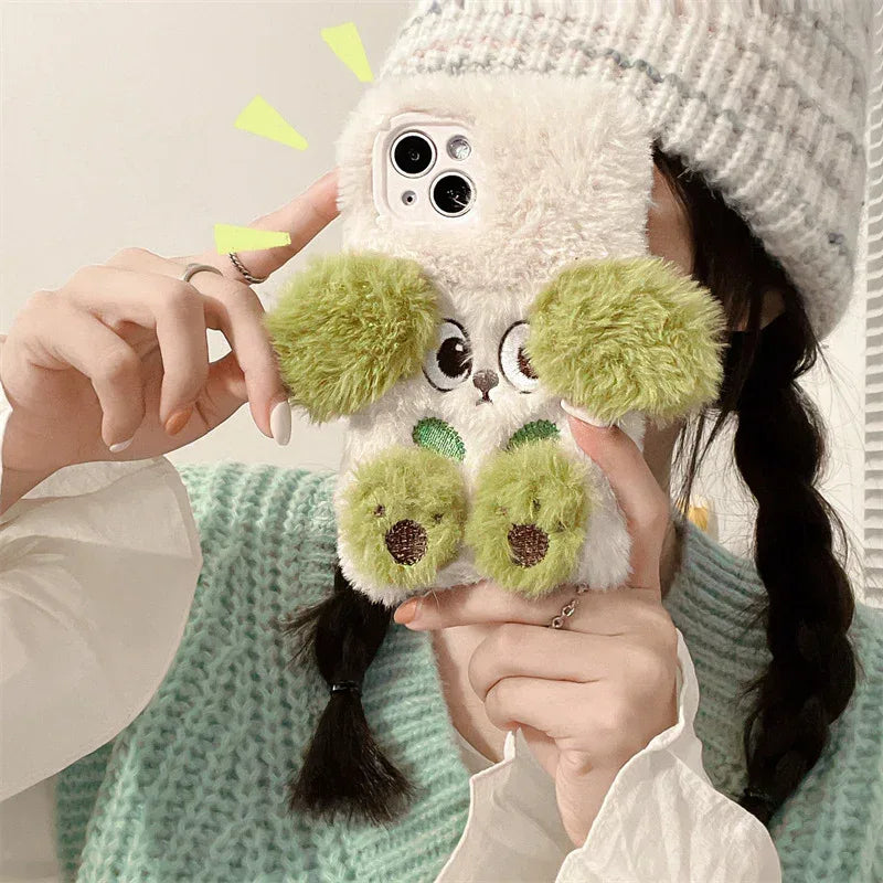 Big Ear Dog Shockproof Silicone iPhone Case - Viexta