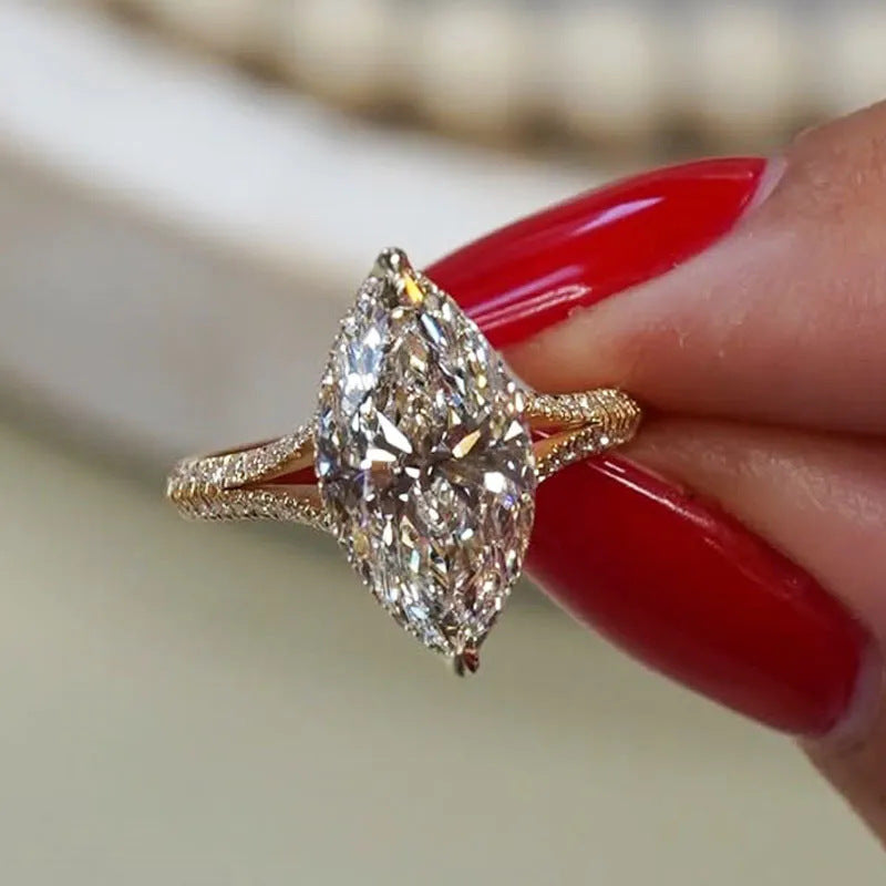 Diamond-studded Ring