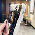 Cream Pattern Mirror iPhone Case