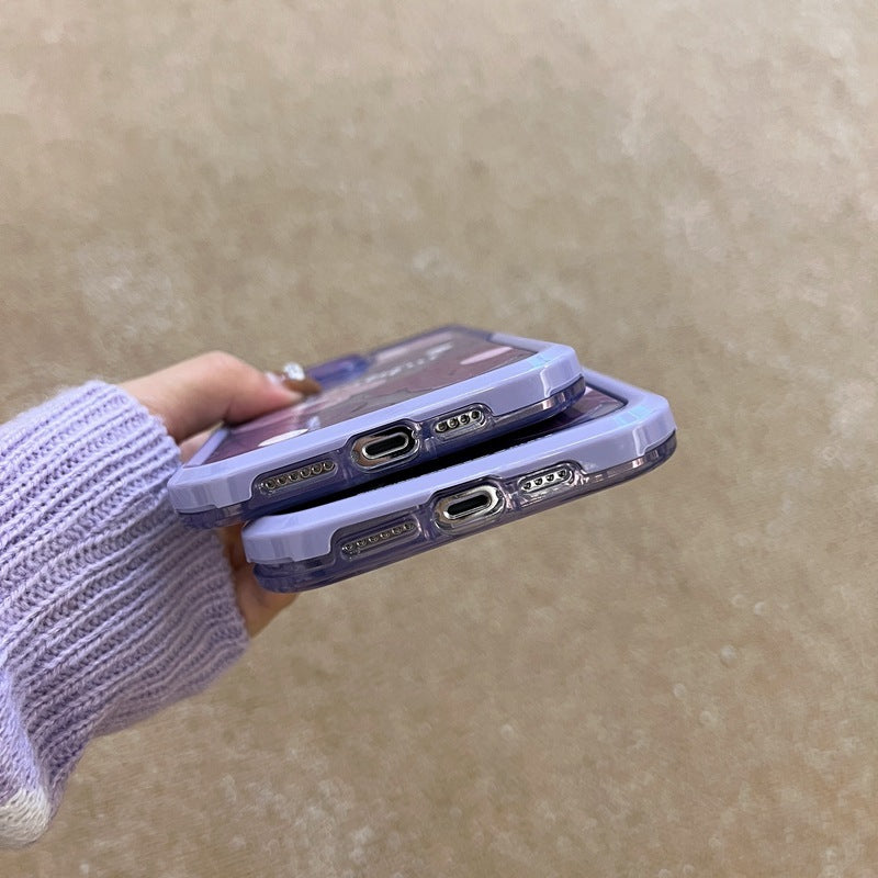 Cute Flower Invisible Bracketed iPhone Case