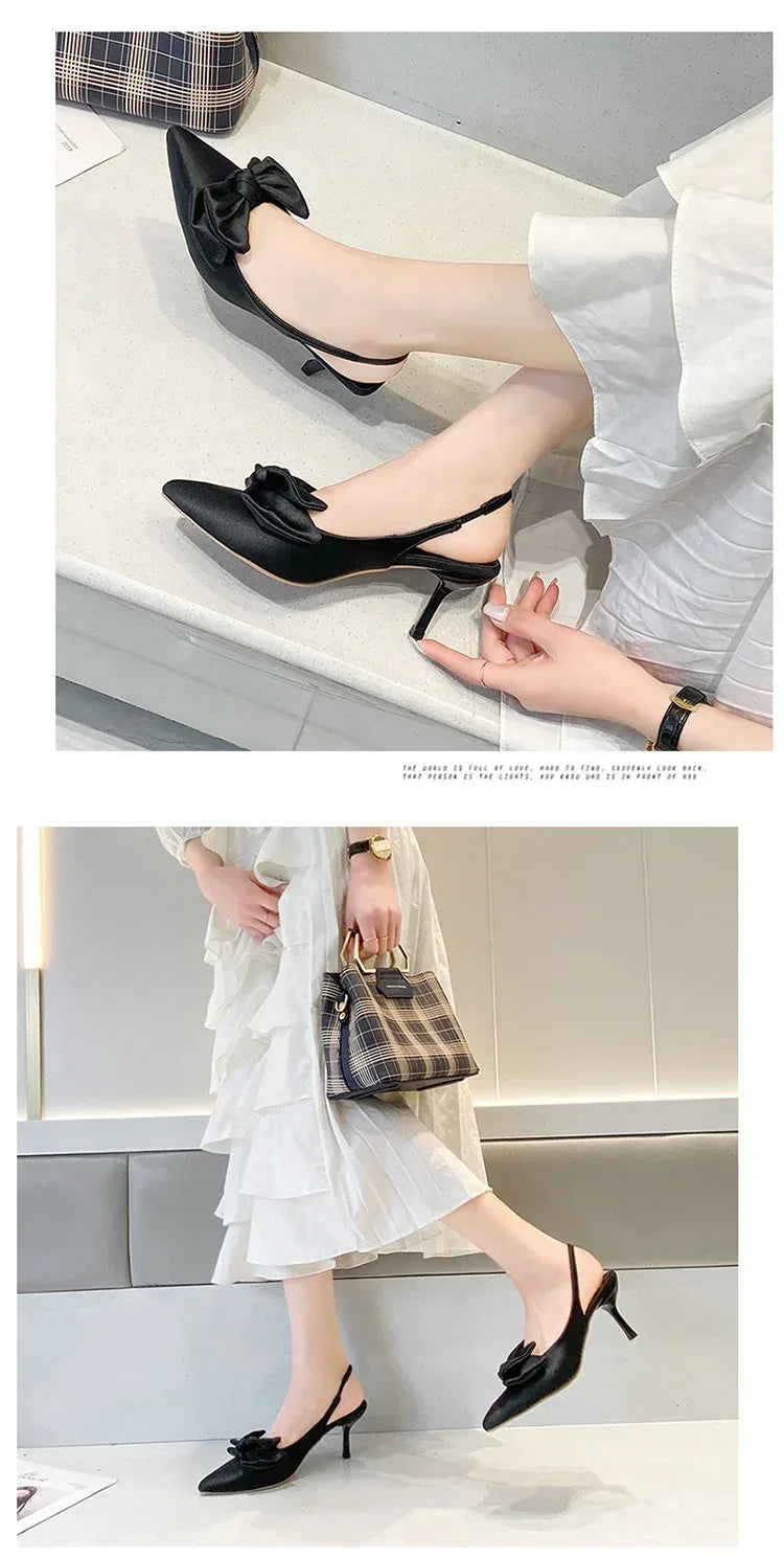 Pointed Thin High Heel - Viexta