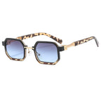 Hip Hop Small Square Box Exquisite Sun Glasses - Viexta