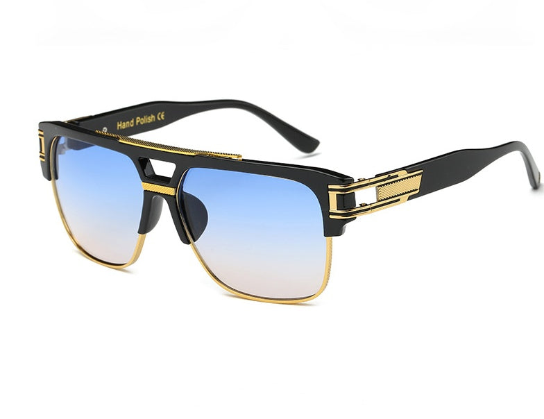 Retro Colorful Reflective Sunglasses