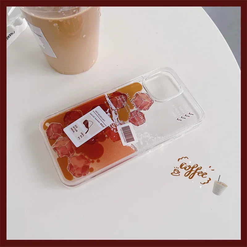 Ice Cube Coffee iPhone Case Hard Shell - Viexta