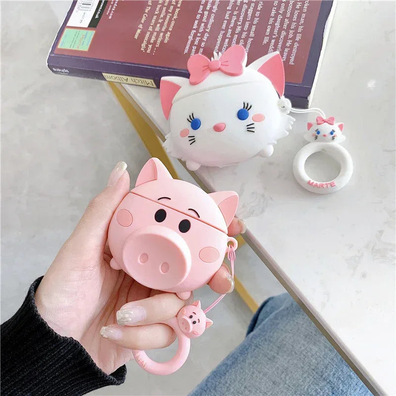 Cartoon Piggy AirPods Pro Cover - Viexta