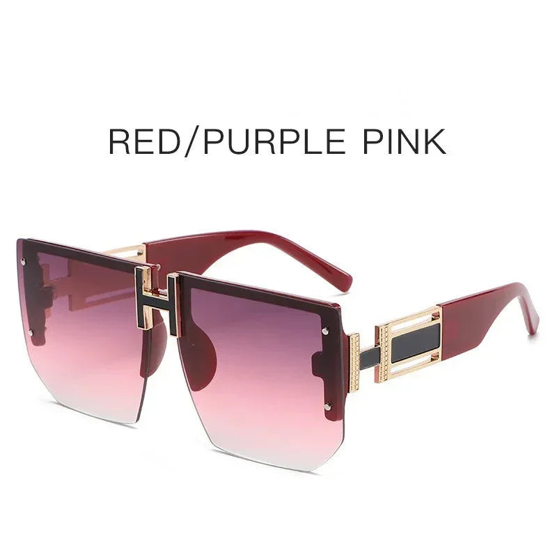 Retro Big Square Rim Glasses - Viexta