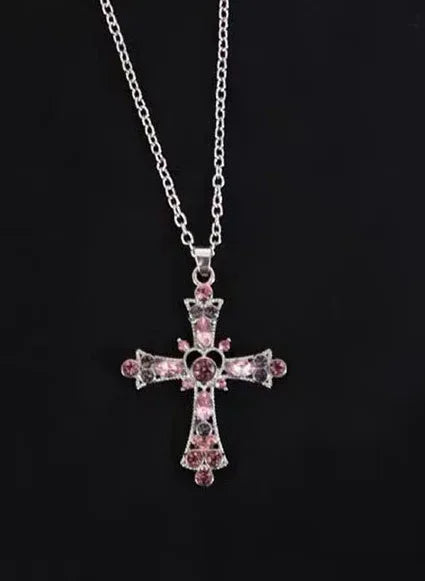 Bohemian Colorful Cross Stainless Steel Chain - Viexta