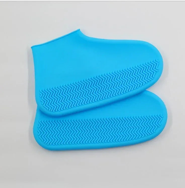 Men and women hiking slip wearable easy to carry silicone rain boots - Viexta