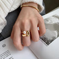 premium-trendy-index-finger-petal-ring - Viexta