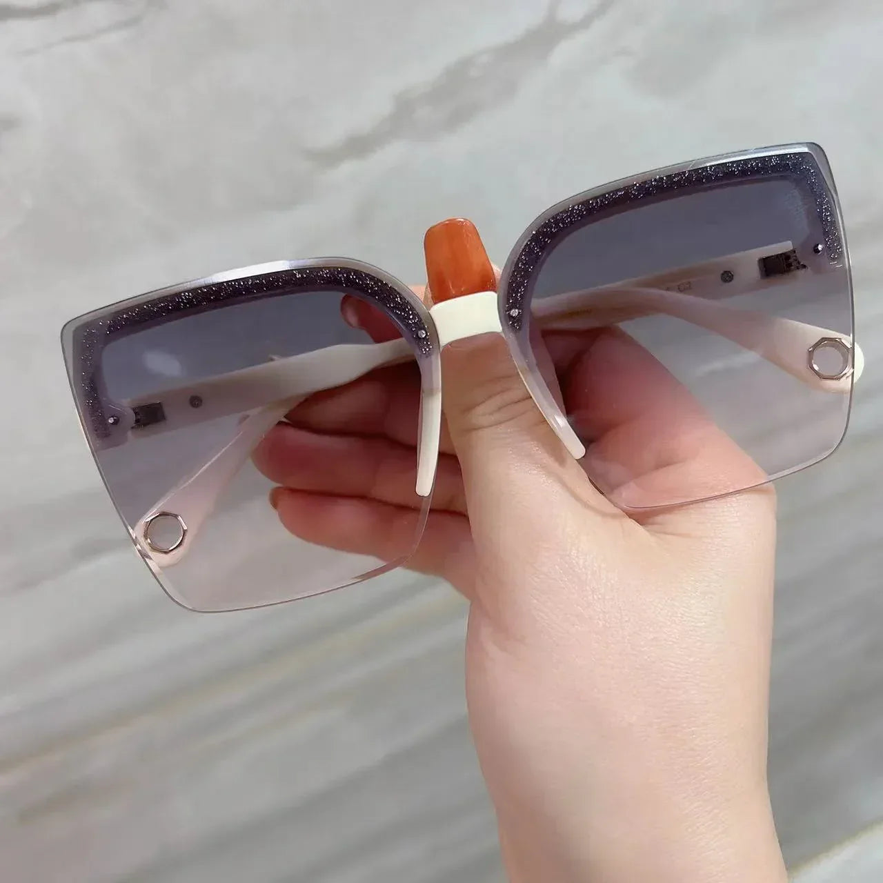 Wind Big Square Sunglasses - Viexta