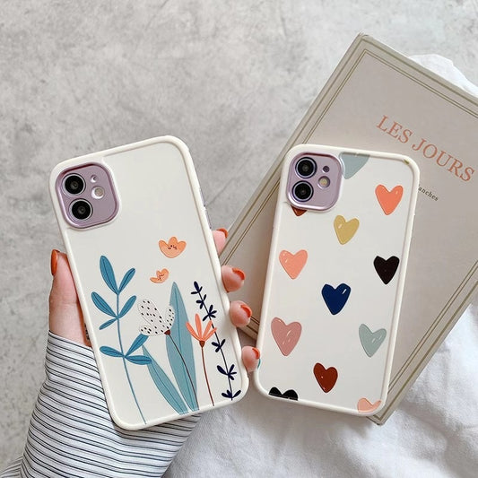 Colored Loving Heart iPhone Case