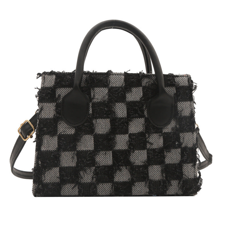 Plaid New Korean Style Bag