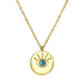 sun-flower-stainless-steel-necklace - Viexta